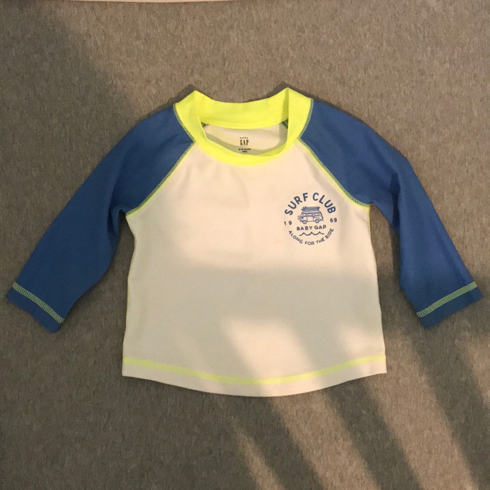 Babyboy long sleeve rashguard swim top